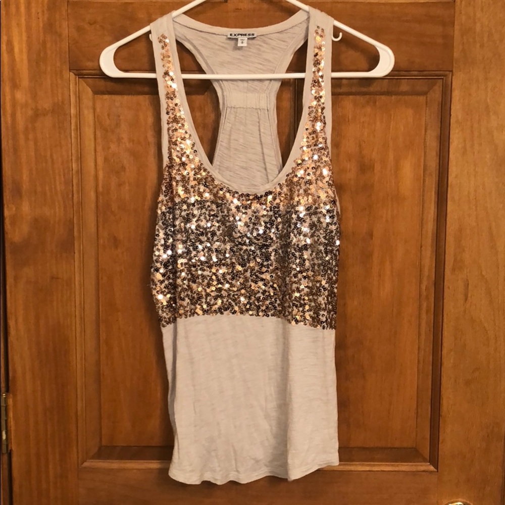 Sequin Racerback Tank